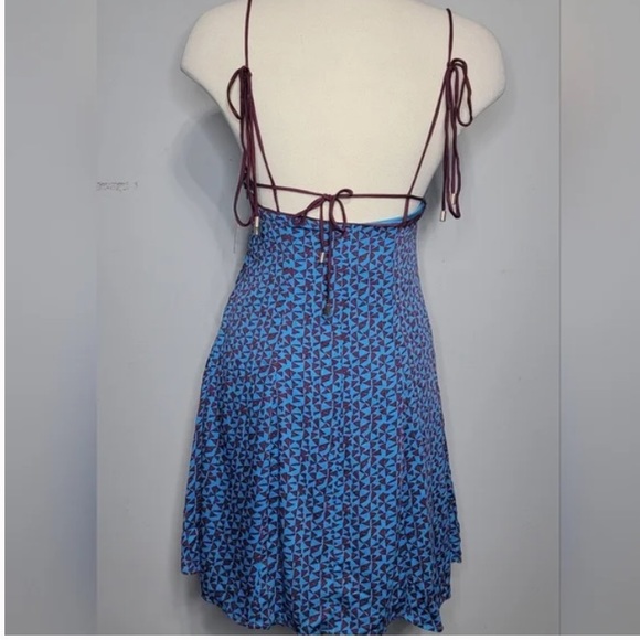 Free People Kai mini dress blue combo - Picture 4 of 5